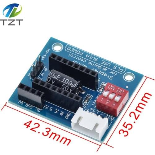 TZT 3D Printer Stepper Motor Driver Control Extension Shield Board For A4988 DRV8825