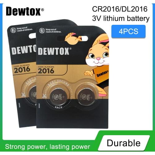 4pcs original brand new battery for DURACELL cr2016 3v button cell coin batteries for watch computer cr 2016