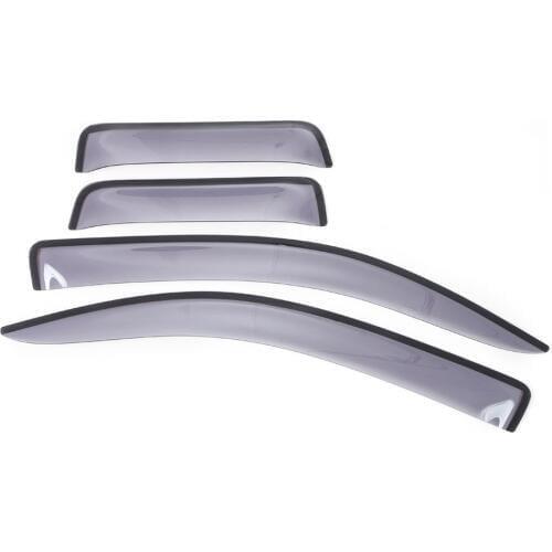 BBQ@FUKA 4Pcs Car Window Deflector Visor Vent Wind/Sun/Rain Guards Cover Fit For Toyota Tundra 07-2016