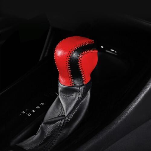 My Good Car Leather hand-sewn gear shifter handlebar sleeve cover sleeve Car styling For Toyota C-HR 2017 2018 car Accessories