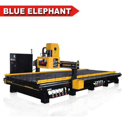 Large CNC Router/ 2000x6000mm Bed ATC CNC Milling Machine/ Huge Auto Tool Change Carousel Tool Change CNC Machine