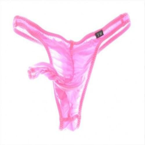 Hot sal jockstrap 2015 Brand New Mens Thong Underwear Transparent Gay Penis Pouch Thongs and G Strings Cheap Male Underwear