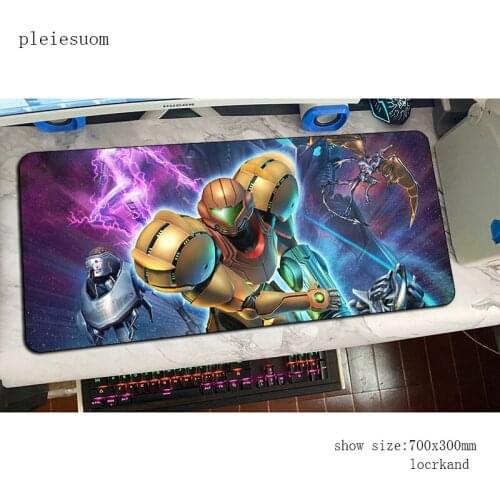 Metroid mouse pad gamer 800x300x3mm wrist rest notbook mouse mat gaming mousepad large pc pad mouse desk padmouse mats