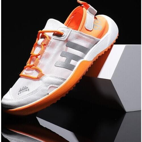 Breathable Hollow Out Mens Summer Casual Shoes Lightweight Mesh Mens Casual Sneakers Basic Rubber Male Flat Shoes