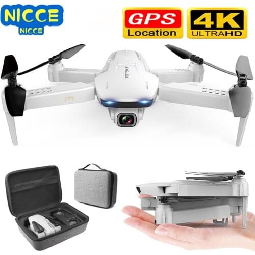 Nicce Drone S162 GPS 4K HD 1080P 5G WIFI FPV Quadcopter flight 20 minutes RC distance 500m dron smart return pro helicopter