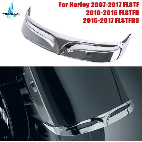 Motorcycle Rear Trailing Edge Fender Tip Trim Cover Mud Guard Flap For Harley Softail Fatboy FLSTF 2007-2017 FLSTFB 2010-2016