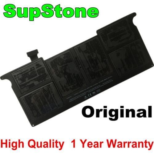 SupStone Genuine OEM A1406 A1495 Battery For APPLE Macbook Air 11" inch A1465 Mid 2012 2013 Early 2014 A1370 Mid 2011 MC968LL/A