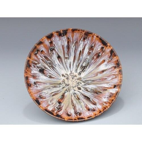 Jizhou Kiln, Southern Song Dynasty Kiln Baked Bamboo Hat Tea Bowl Antique Porcelain Antique Porcelain Old Goods Collection