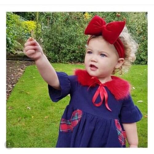 MISANANRYNE Kids Girls Baby Toddler Bow Headband Hair Band Accessories Headwear Head Wrap Photo Props Big Bowknot Accessories