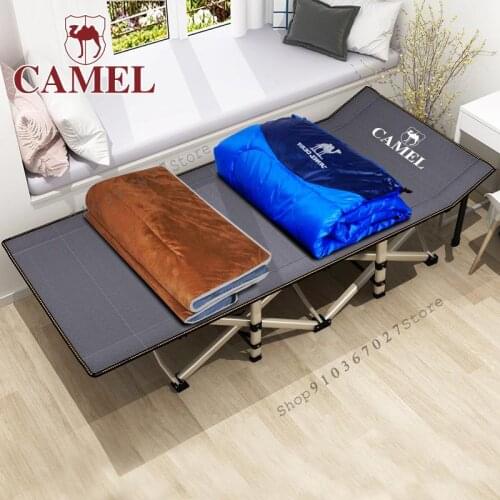 Folding Single Office Nap Bed Lunch Break Bed Recliner Household Simple Portable Camp Bed Accompany Bed
