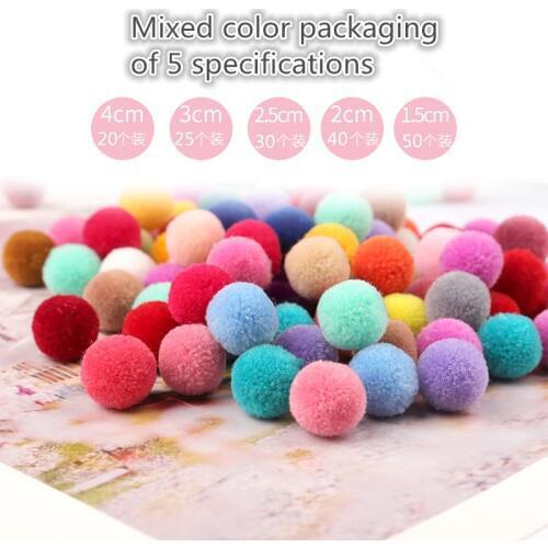 Mix and match in 5 specifications cashmere bayberry ball DIY clothing hat home decoration pendant handmade crafts accessories