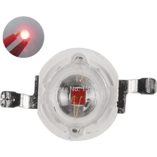 10-100PCS 730nm 740nm 3W High Power LED Lamp IR Far Red LED Far Infrared LED 3W 720NM IR LED Diode Emitter Light For Project DIY