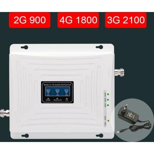900 1800 2100 MHz Cellular Amplifier GSM Repeater DCS WCDMA 2g 3g 4g GSM Signal Booster Cell Phone Mobile network B8 B3 B1 Set
