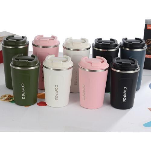 Stainless steel vacuum flask portable car vacuum flask travel thermal flask water flask thermal flask gift