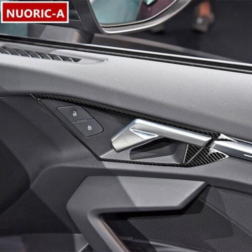 Stainless Steel Car Inner Door Handle Frame Decoration Cover Trim For Audi A3 2021 Automotive Styling Interior Accessories