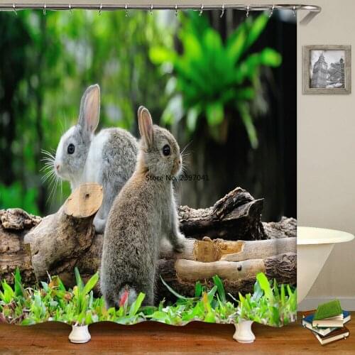 3d Printing Lion Horse Elephant Shark Shower Curtain Waterproof Bathroom Curtain With Hooks Bath Curtains 180*200cm Fabric