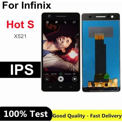 5.2" For Infinix Hot S X521 LCD Display Touch Screen Digitizer Complete Assembly for Infinix x521 lcd