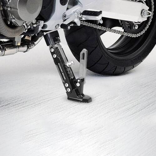 1pcs Adjustable Motorcycle Kickstand Foot Side Support Parking Kickstand for Electric Motorbike Parking Foot Side Support Stand