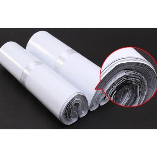 Alice, 100pcs/lot White Mailing Bags Plastic Mailers Bag Poly Mailing Courier Envelope Express bag for packaging