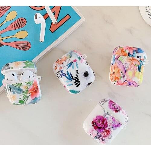 Sunflower Earphone Case For AirPods 2 1 Cases Cute Soft Silicone Flower Charging Box Protective Cover for AirPod Air Pods 2 Case