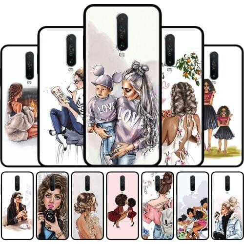 Baby Queen Girl Boss Case For Xiaomi Redmi 8 8A 7 7A 9 K20 6 6A Redmi Note 9S 9 Pro Max 7 8T 8 Pro Silicone Phone Shell Cover