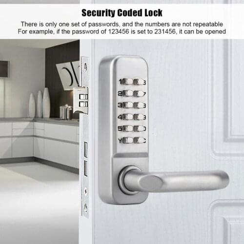 1 - 11 Digital Door Lock Password Door Locks Smart Code Keypad Password Keyless Mechanical Door Lock Locker
