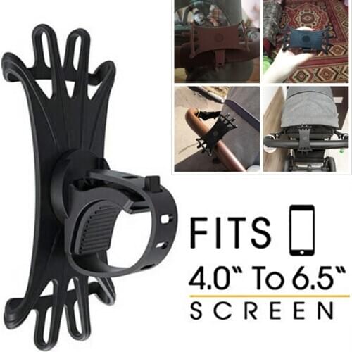 Baby Stroller Accessories Mobile Phone Holder Rack Universal 360 Rotatable Baby Pram Cart Phone Holdeolder For iPhone GPS Device