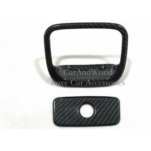 For Jeep Grand Cherokee 2017 2018 Interior Vice driver Storage Box Handle Cover Trims ABS Chrome Sticker Car-Styling Accessories