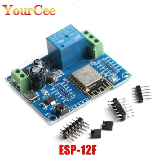 ESP8266 WiFi Single-Channel Relay Module AC DC Power Supply ESP-12F Development Board DC 5-80V 12V 24V 36V Relay Module