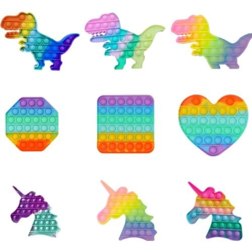 Push Fidget Toys Anime Bubble Sensory Toy Autism Special Needs Stress Reliever Helps Relieve And Increase Focus Soft Squeeze