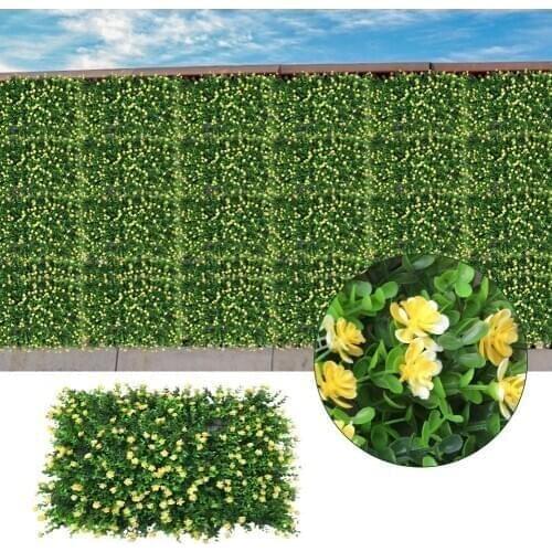 Artificial Grass Wall Panel Boxwood Hedge Mat Privacy Fence Screen Greenery Panel Outdoor And Indoor Decor Plants