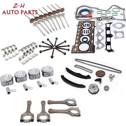 1.4T Engine Overhaul Set 19MM Pistons Gasket Seals Timing Suit For Audi A1 A3 VW Golf MK5 MK6 Passat Tiguan Polo GTI 03C198401A