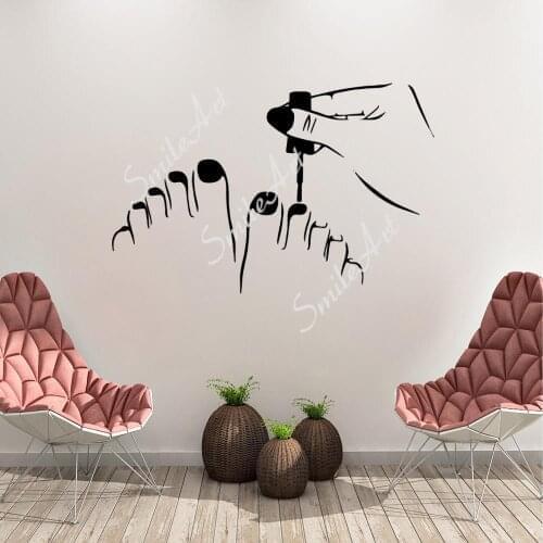 Cute Beauty salon Wall Sticker Home Decor Decoration Kids Room Nature Decor Vinyl Decals