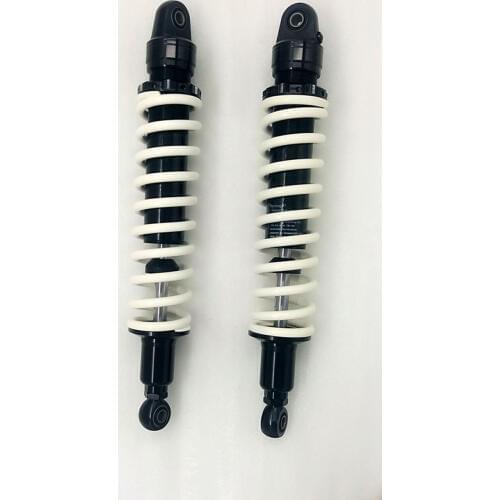 New 9mm spring 400mm rear suspension shock absorber for atv quad gokat replace motorcycle white+gold