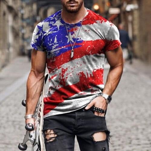 The latest retro-print T shirts for summer 2021 Street style round neck breathable all-match T-shirt Hot sale t-shirt coat