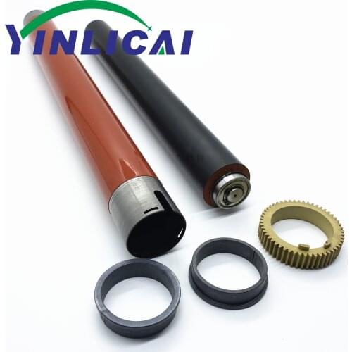 New Fuser Roller Kit For Canon iR8085 8095 8105 8205 8285 8295 Lower Fuser Pressure Roller+Upper Heat Roller With Bushing+Gear