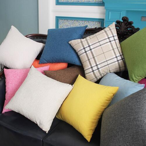 Pillow Cushion for Couch Linen Pillow With Inside Cushion Chiar Car Seat Pillow Insert Foam Cushion Sofa & Bed Home Decor