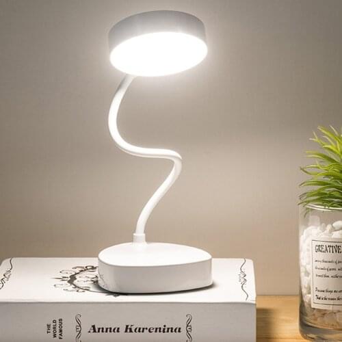 USB Rechargeable Desk Lamp Eye Protection Folding Night Light 360 Degrees 1200mah Touch Dimming Three Color Temperature Portable