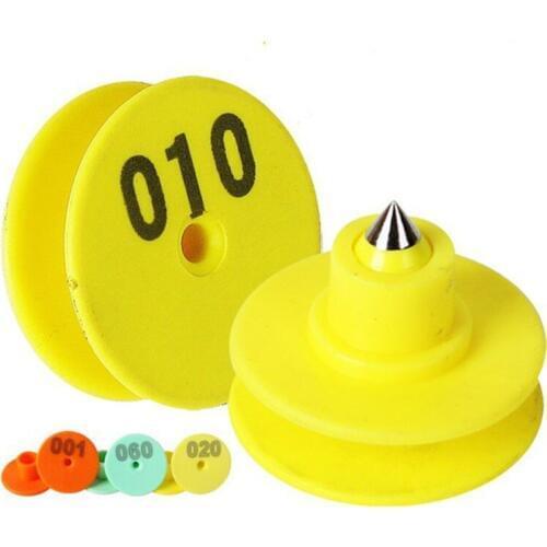 Rabbit Ear Tag Farm Livestock Feeding Tools Rabbit Identification card Pig rabbit sheep Sign Farm Equipment 100 Pcs