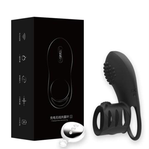 Vibrator Male Penis Rings Delay Ejaculation Penis Vibrating Cock Ring Clitoral Erotic Adult Sex Toys for Men Male S0703