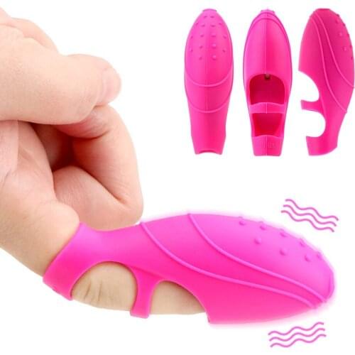 Finger Vibrator Clitoris G Spot Stimulator Erotic Vagina Massage Sex Adult Products For Woman Lesbian