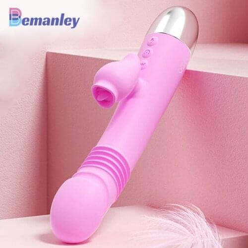 Vibrator Female Sex Toy Masturbation Device Dildo Sucking Clitoris Warming Stick Couple Flirting Erotic Toys Adult Goods Store