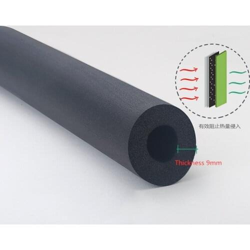 1.8M Sponge Rubber Pipe waterproof Pipeline Holder Equipment Handle Bars Thermal Insulation Tubular Protective sleeve fitting