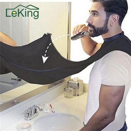 1Pc Male Beard Apron Men Haircut Apron Waterproof Floral Cloth Household Cleaning Protecter Bathroom Accessories