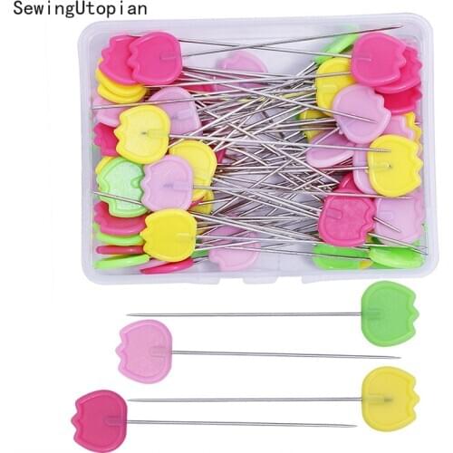 100Pcs/Box Patchwork Pins Positioning Needle Sewing Marker Needle Dressmaking Pins DIY Handmade Make Garment Accessory