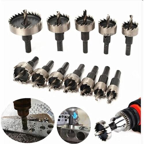 13 piece set of high-speed steel serrated hole opener set of iron plate and steel plate drilling 16mm53mm