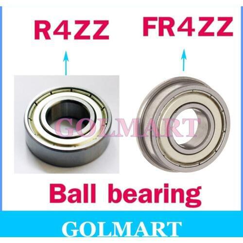 20pcs/lot Flanged FR4ZZ R4ZZ 1/4"x 5/8"x 0.196" R4Z inch Miniature Ball Shielded Radial Ball Bearings