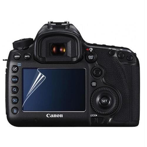 3x PET Screen Protector Clear Soft Film for Canon EOS 6D Mark II 6D2 6DII /7D Mark II 7D2 7DII Mark2 MK2 Markii 650D 70D 77D 80D