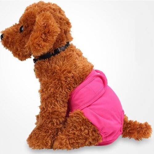 5PCS/pack Pet dog Velcro underwear small, medium and Big dogs walking dogs anti-harassment physiological pants