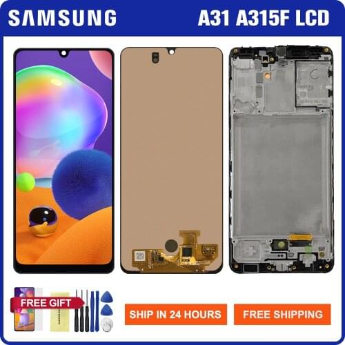 6.4'' Original A315 Screen For Samsung Galaxy A31 A315 LCD Display Touch Screen Digitizer Part For Samsung A31 A315F A315N A315G